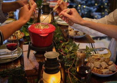 Fondue - Feasting on the Deck